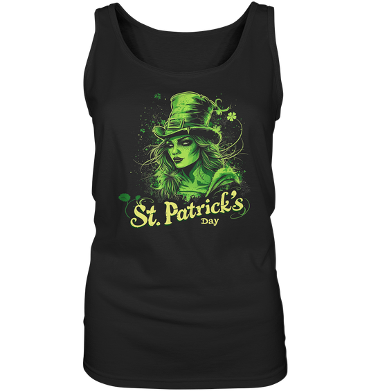 St. Patrick's Day "Leprechaun Girl II" - Ladies Tank-Top