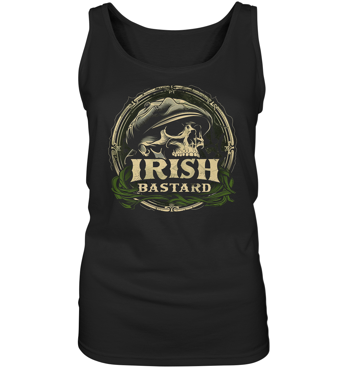 Irish Bastard "Flatcap-Skull VI" - Ladies Tank-Top