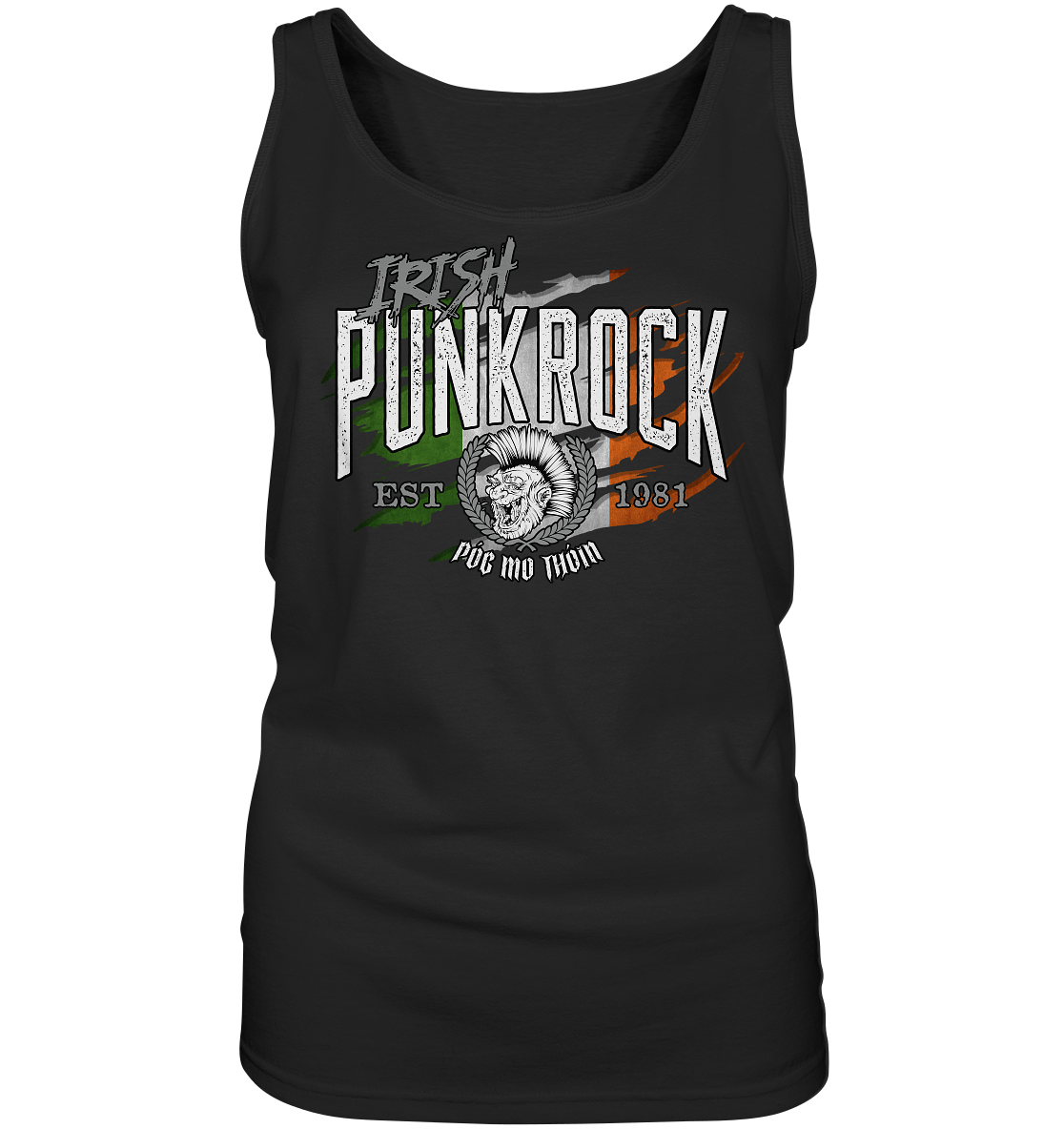 Póg Mo Thóin Streetwear "Irish Punkrock / Scratch"  - Ladies Tank-Top