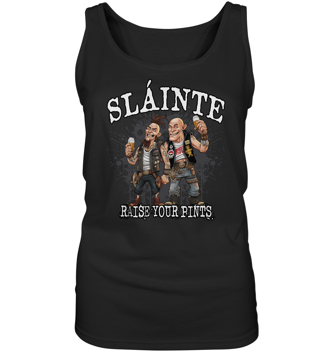 Sláinte "Raise Your Pints II" - Ladies Tank-Top