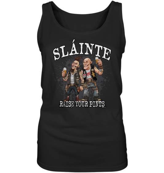 Sláinte "Raise Your Pints II" - Ladies Tank-Top