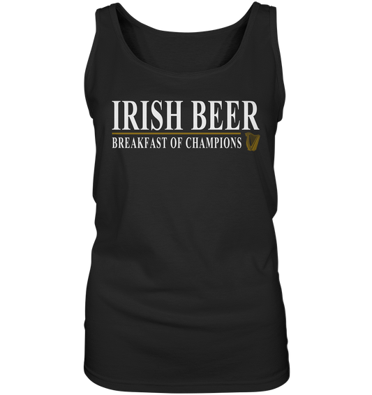 Irish Beer "Breakfast Of Champions" - Ladies Tank-Top