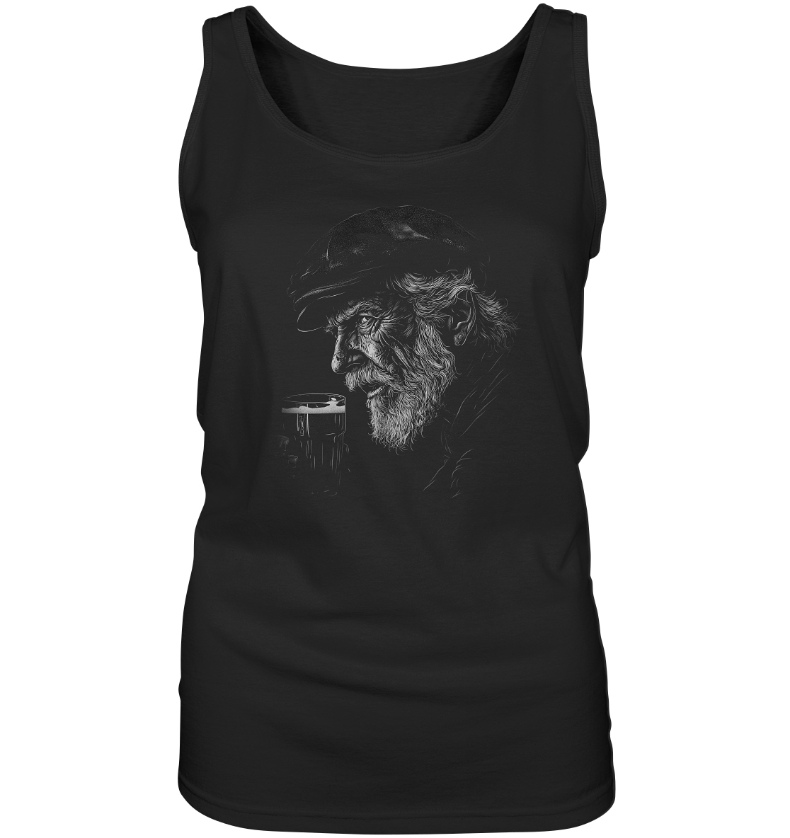 Old Irish Man "Pint I" - Ladies Tank-Top