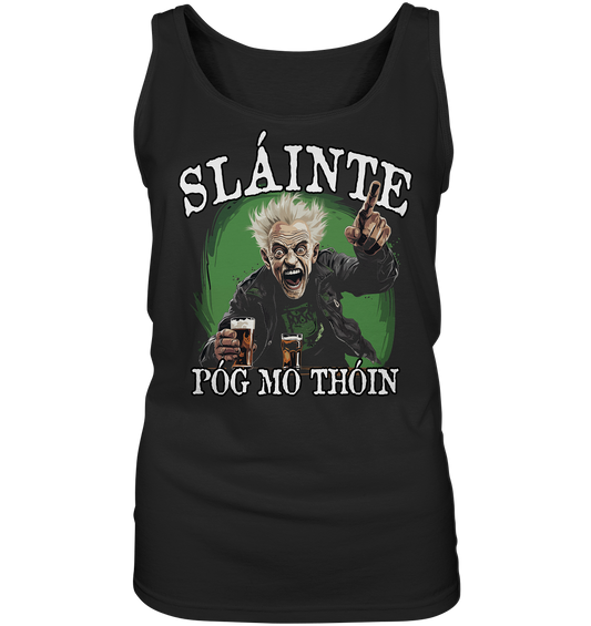 Sláinte "Póg Mo Thóin" - Ladies Tank-Top