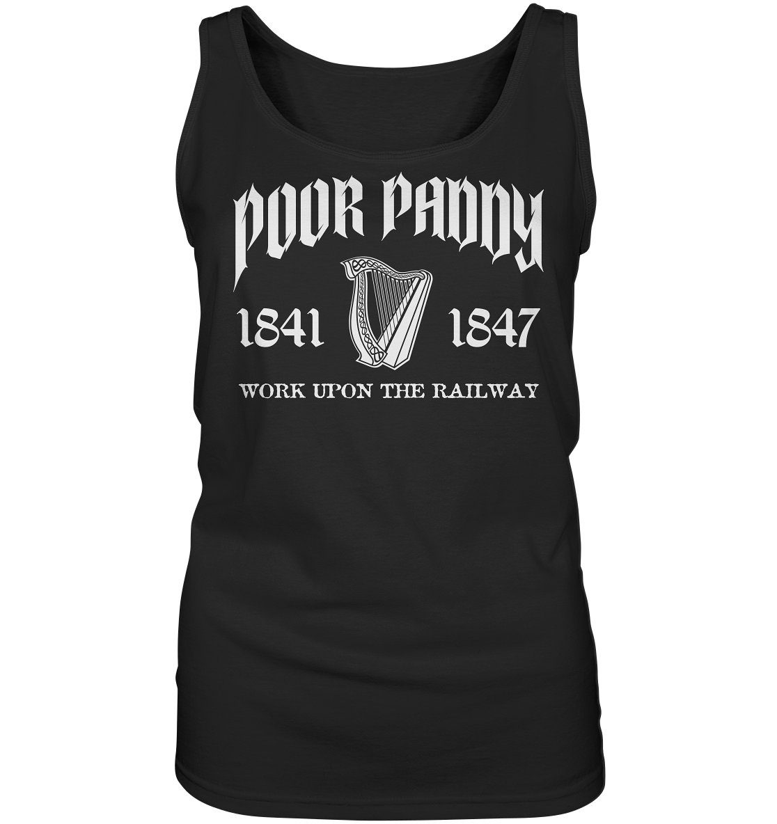 Poor Paddy "Work Upon The Railway" - Ladies Tank-Top