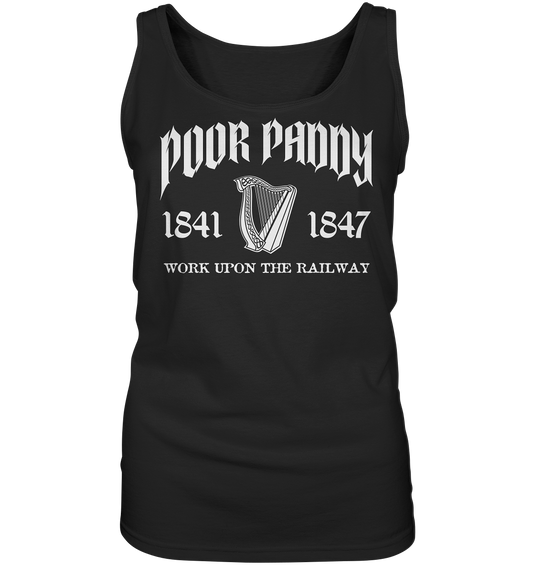 Poor Paddy "Work Upon The Railway" - Ladies Tank-Top