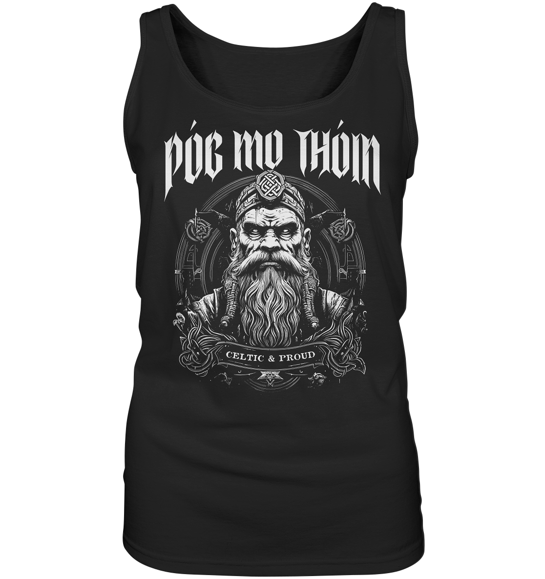 Póg Mo Thóin Streetwear "Celtic & Proud" - Ladies Tank-Top