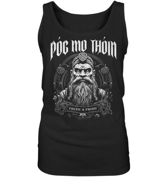 Póg Mo Thóin Streetwear "Celtic & Proud" - Ladies Tank-Top