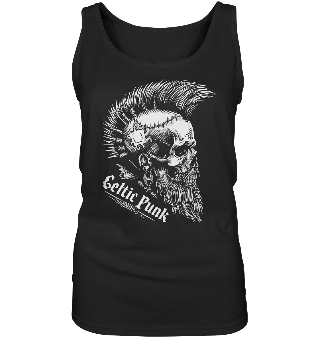 Celtic Punk "Skull" - Ladies Tank-Top