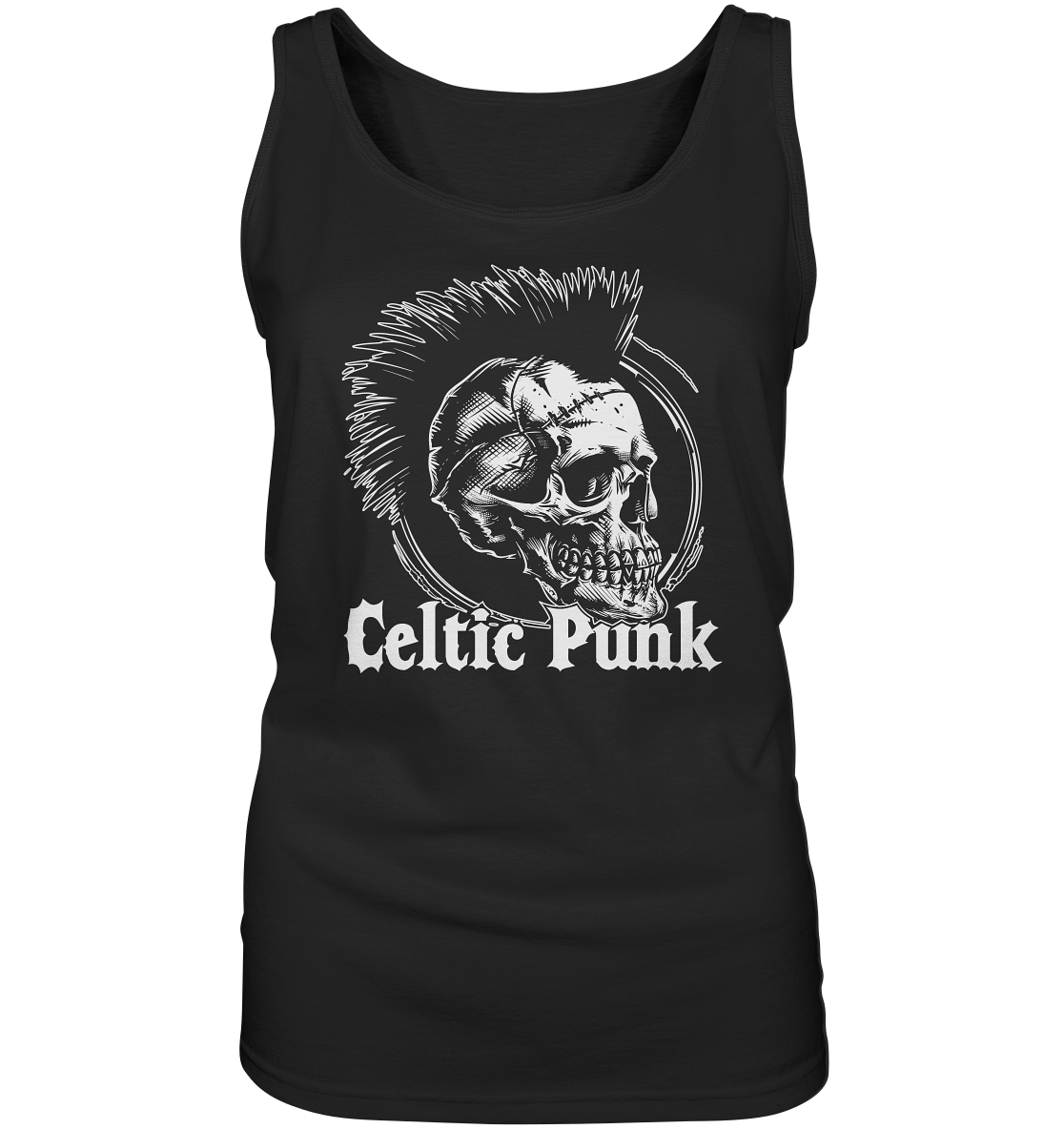 Celtic Punk "Skull III" - Ladies Tank-Top