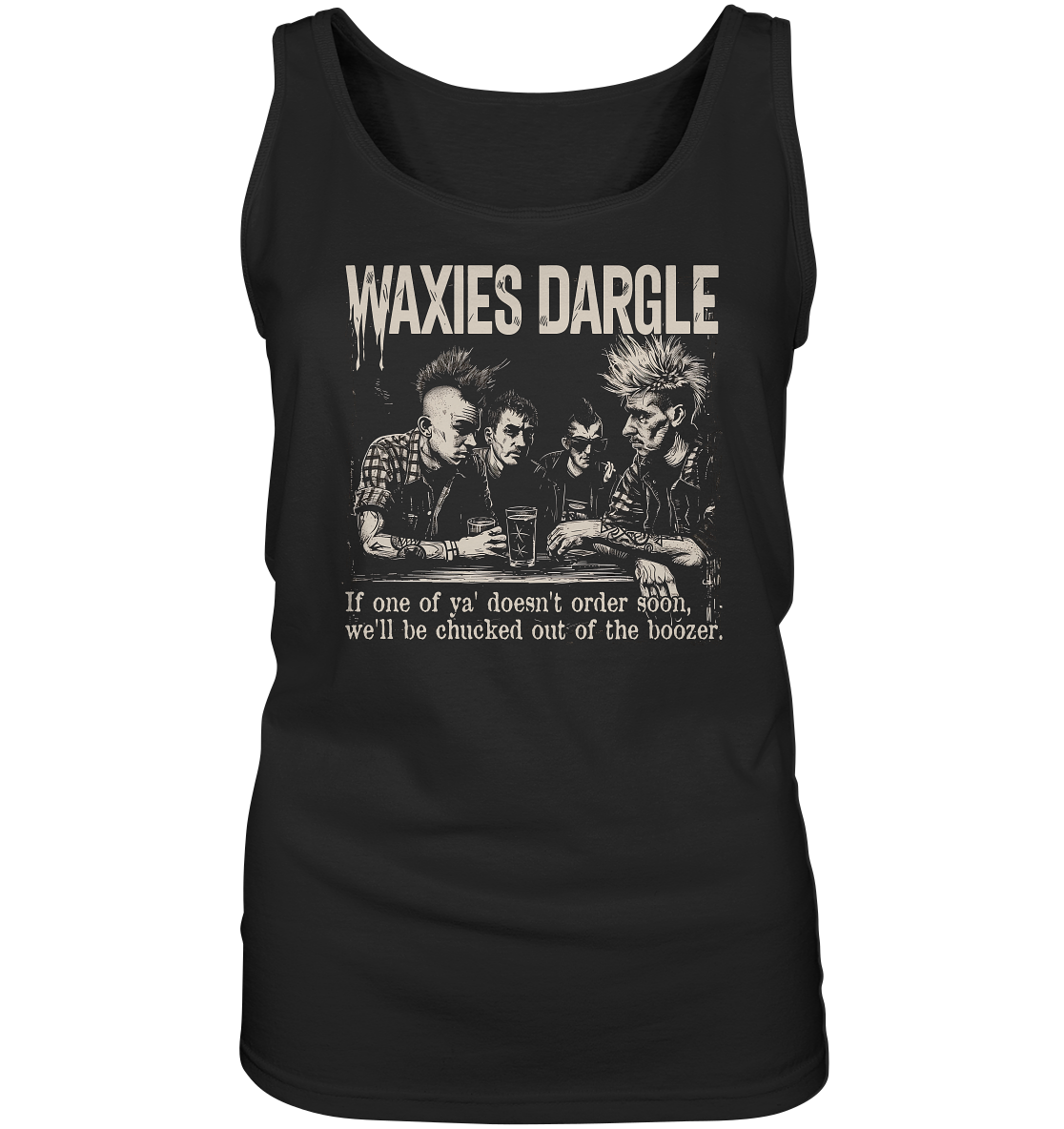 Waxies Dargle "Punks I" - Ladies Tank-Top