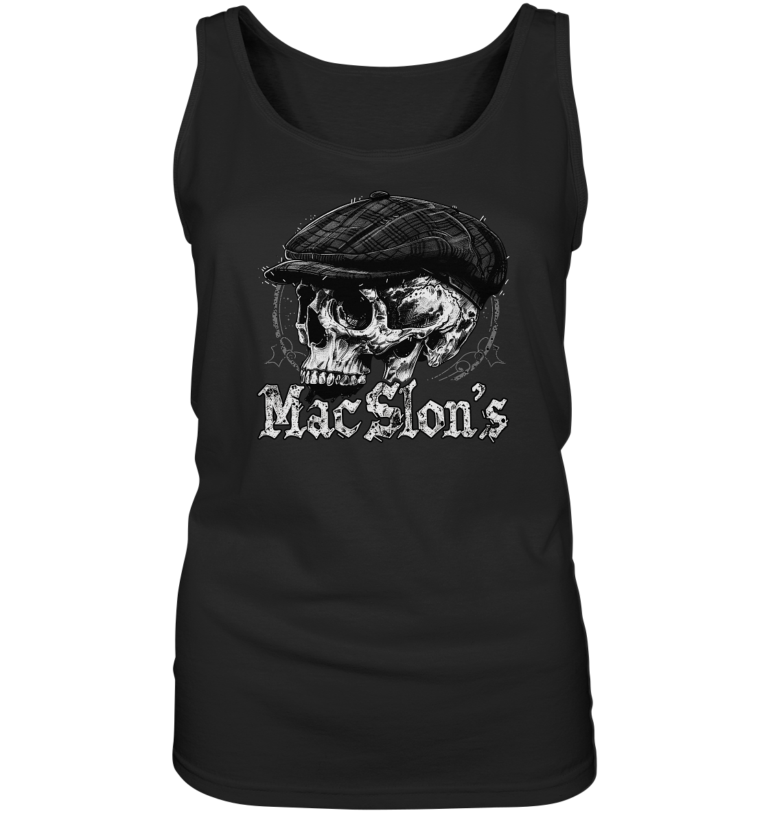 MacSlon's "Flatcap-Skull II" - Ladies Tank-Top