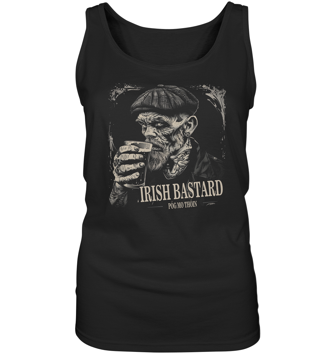 Irish Bastard "Old Irish Man IV" - Ladies Tank-Top