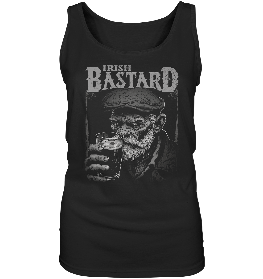 Irish Bastard "Old Irish Man I"  - Ladies Tank-Top