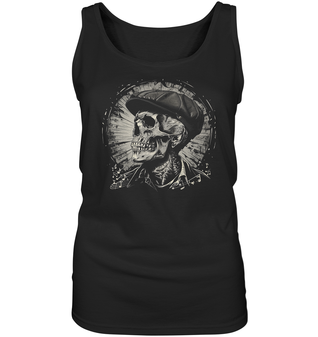 Skull "Flatcap I" - Ladies Tank-Top