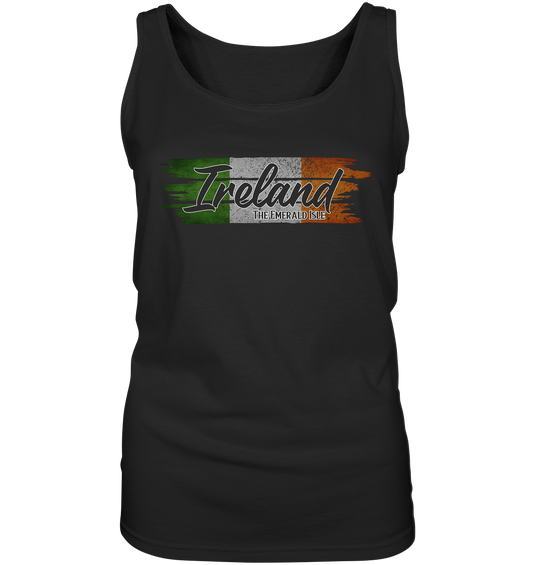 Ireland "The Emerald Isle / Flag" - Ladies Tank-Top