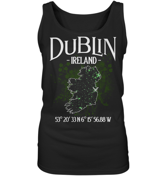 Dublin "Ireland / Coordinates" - Ladies Tank-Top