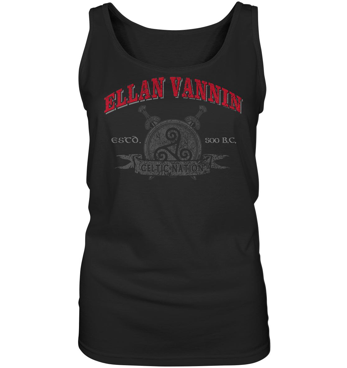 Ellan Vannin "Celtic Nation" - Ladies Tank-Top