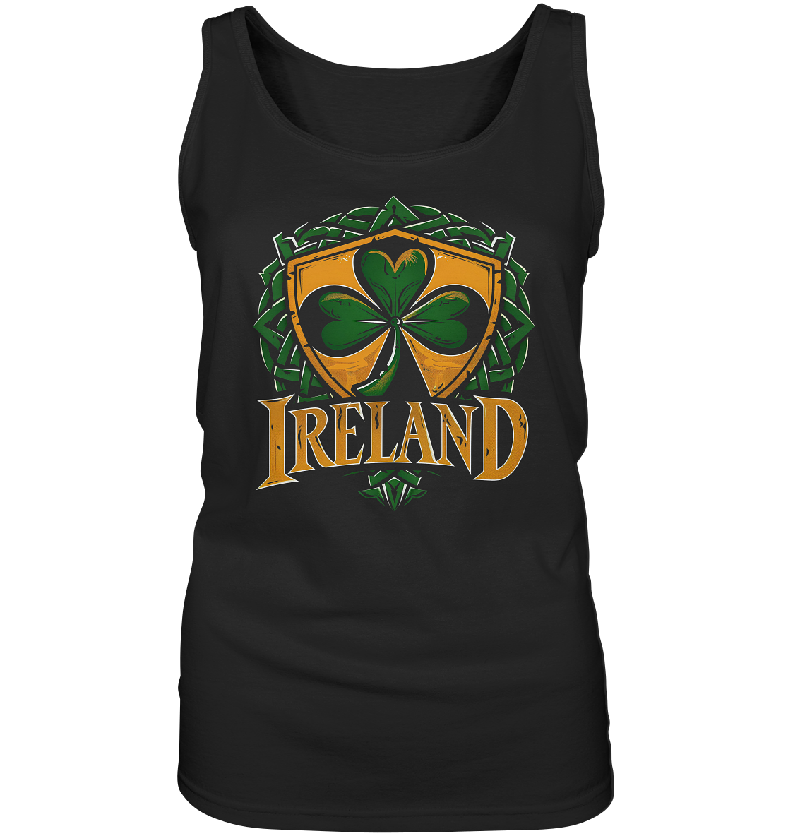 Ireland "Shamrock / Crest"  - Ladies Tank-Top