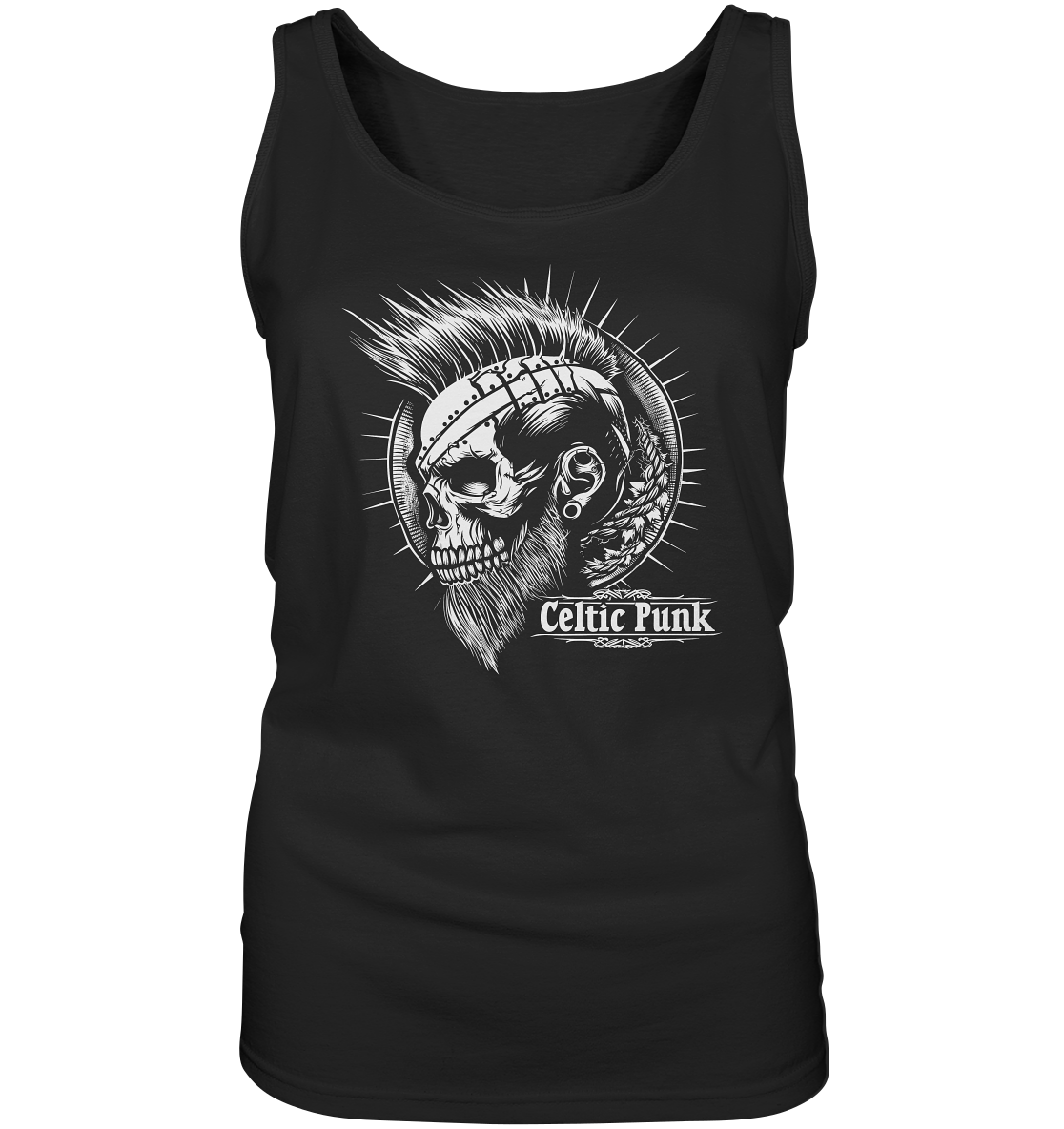 Celtic Punk "Skull IV" - Ladies Tank-Top