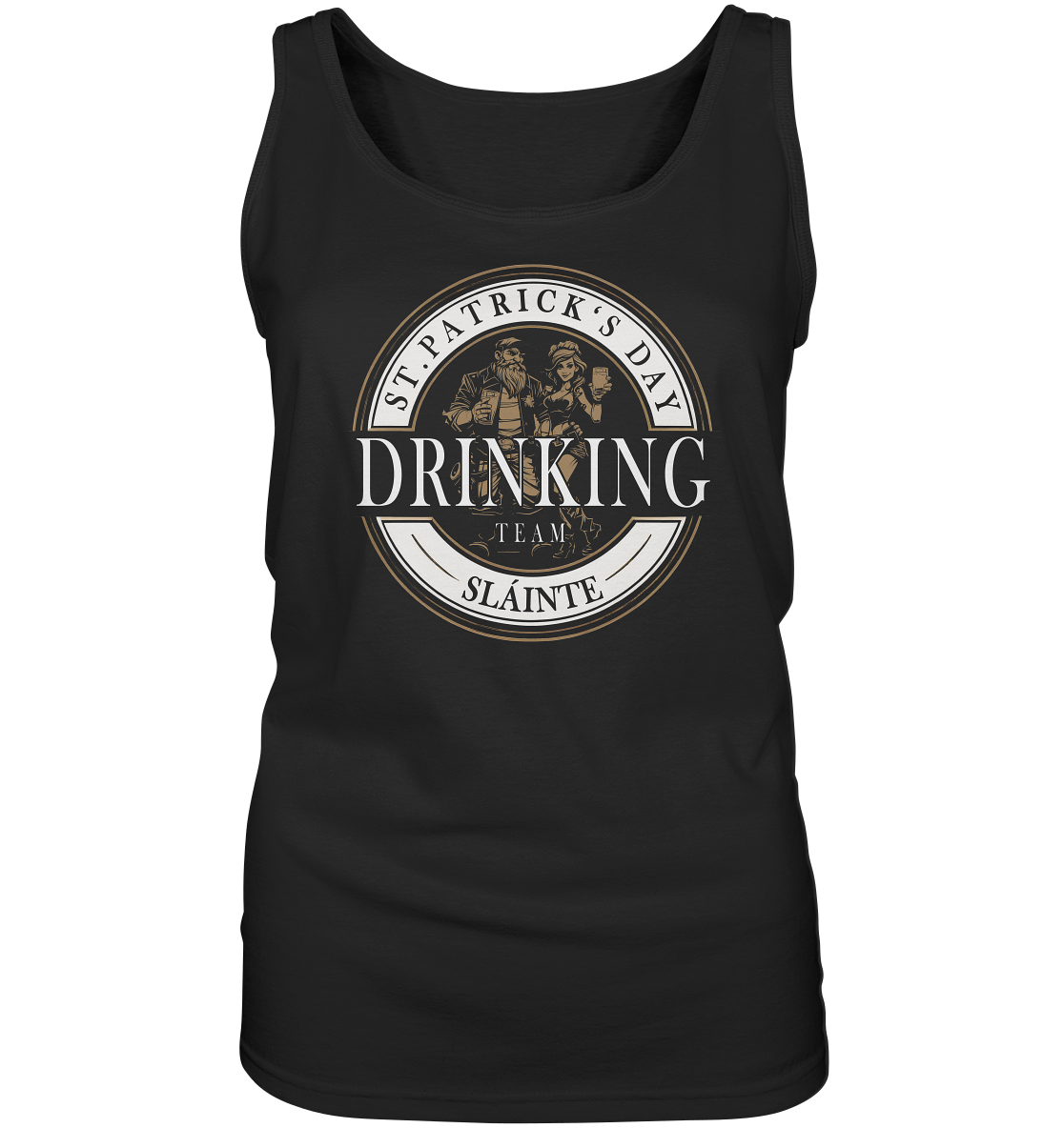 St. Patrick's Day "Drinking Team / Sláinte" - Ladies Tank-Top