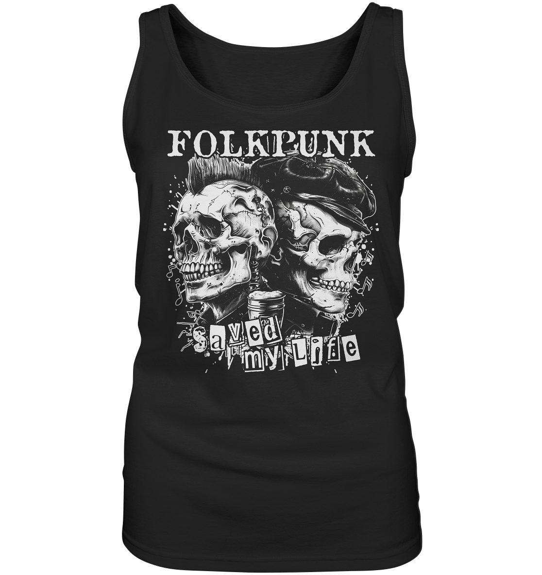 Folkpunk "Saved My Life II" - Ladies Tank-Top