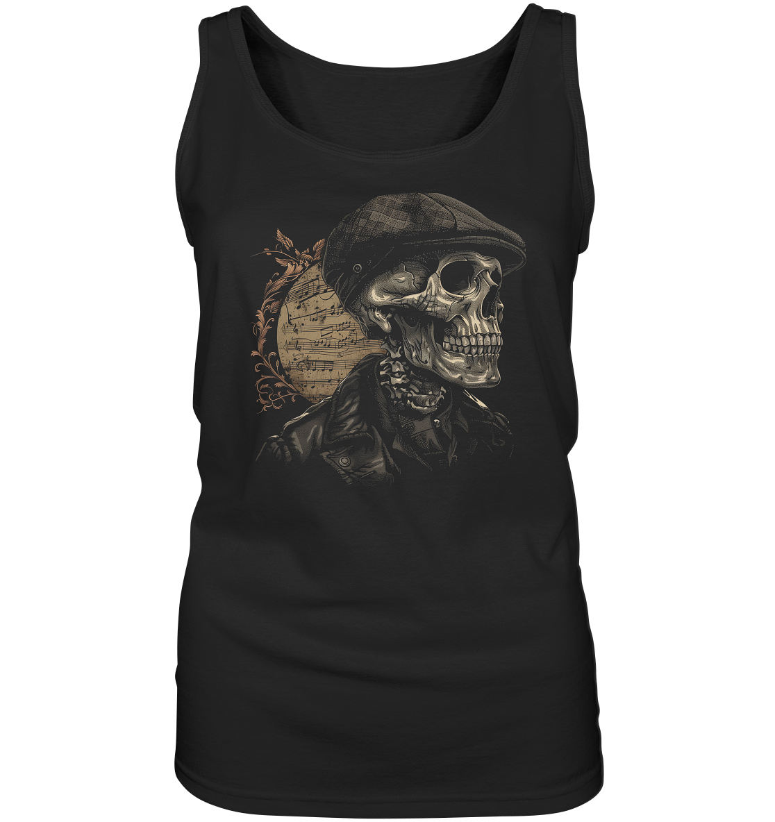 Skull "Flatcap II" - Ladies Tank-Top