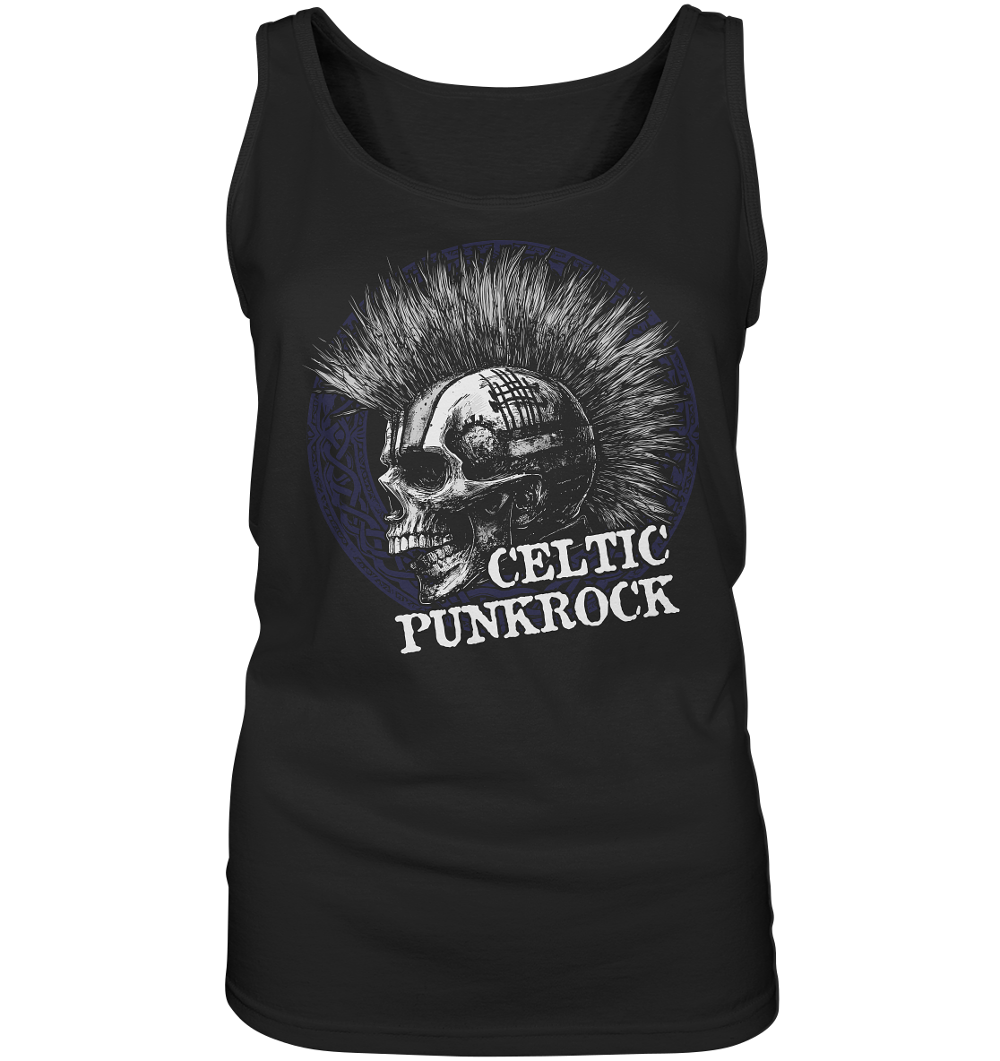 Celtic Punkrock "Mohawk / Skull I" - Ladies Tank-Top