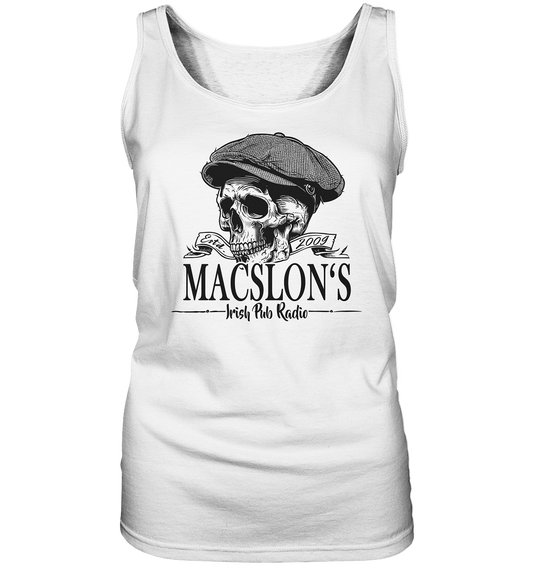 MacSlon's Irish Pub Radio "Estd. 2009 / Flatcap-Skull II" - Ladies Tank-Top