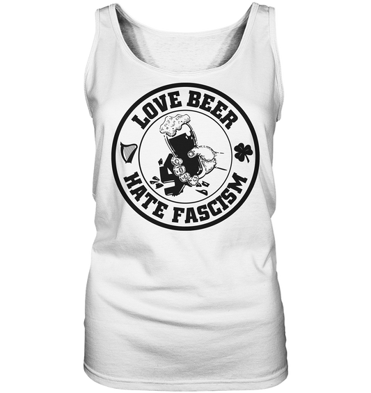 Love Beer - Hate Fascism - Ladies Tank-Top