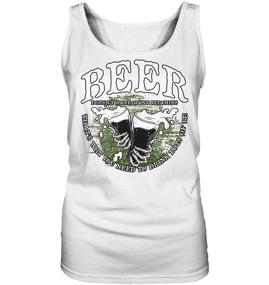 Beer "Doesn't Have Many Vitamins" - Ladies Tank-Top