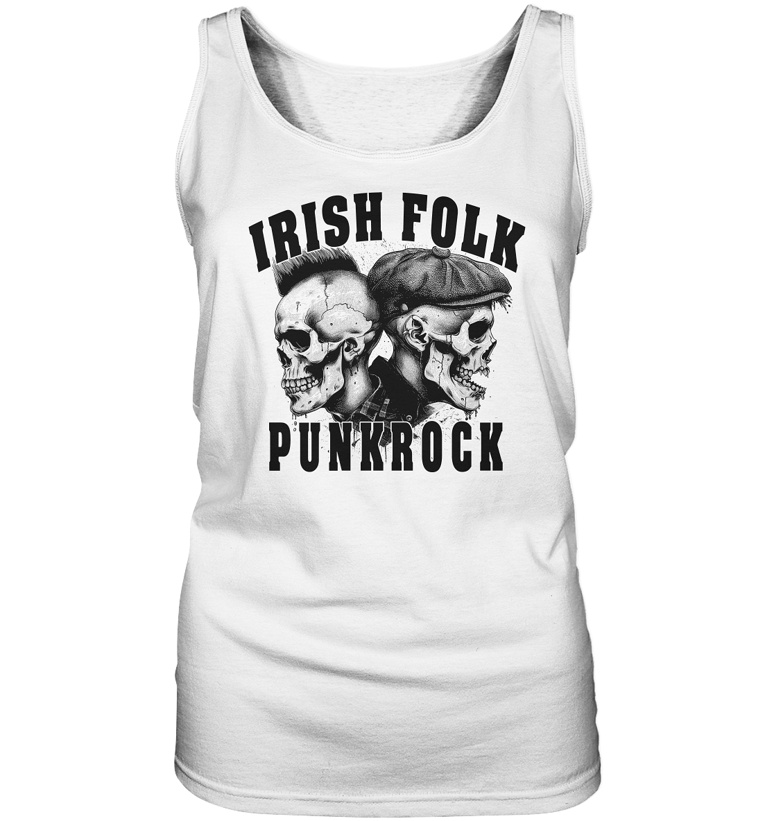 Irish Folk "Punkrock / Skulls" - Ladies Tank-Top