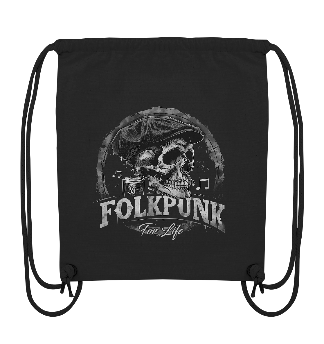 Folkpunk "For Life I" - Organic Gym-Bag