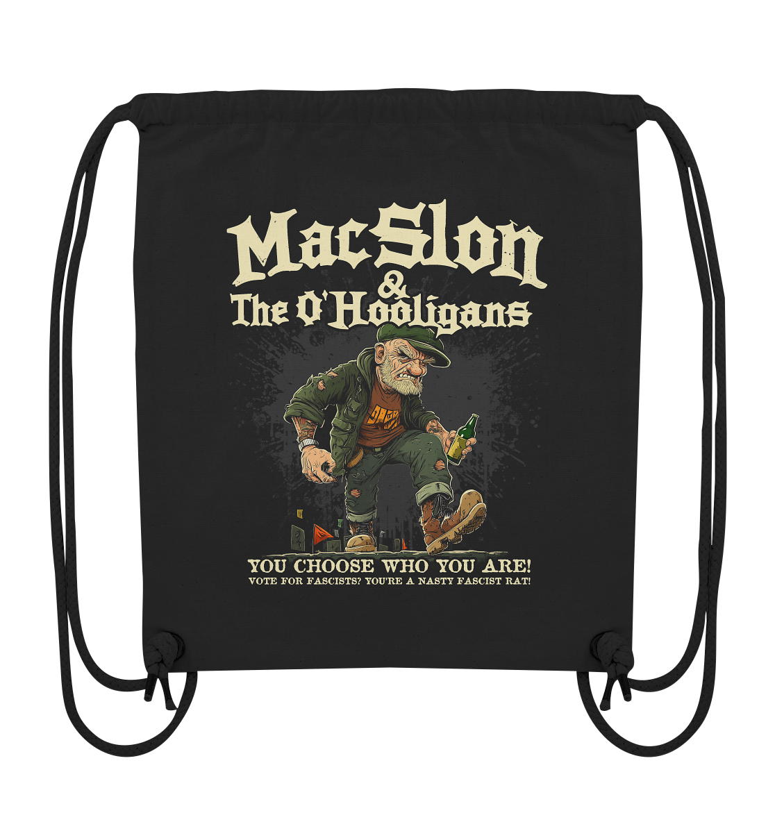 MacSlon & The O'Hooligans "You Choose Who You Are" - Organic Gym-Bag