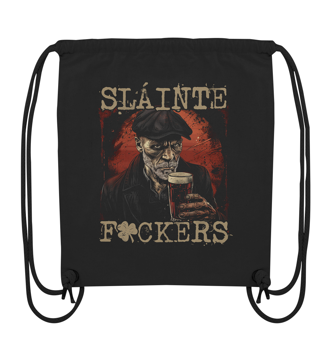 Sláinte "F*ckers / Irish Pub III" - Organic Gym-Bag