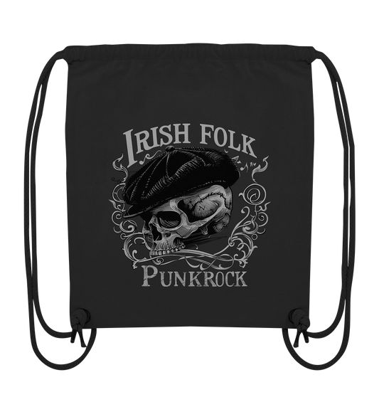 Irish Folk Punkrock "Flatcap-Skull II" - Organic Gym-Bag