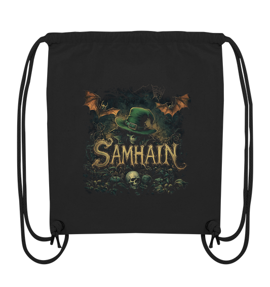 Samhain "Bats & Skulls II" - Organic Gym-Bag