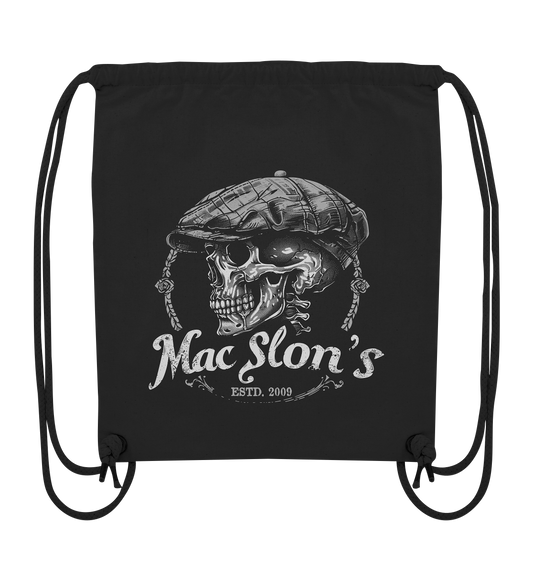 MacSlon's "Estd. 2009 / Flatcap-Skull VII" - Organic Gym-Bag