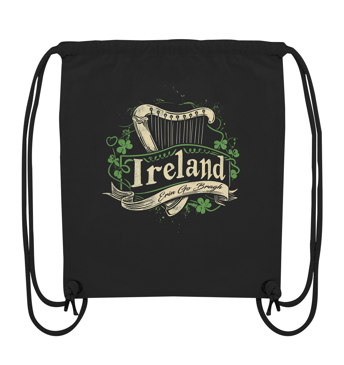 Ireland "Erin Go Bragh / Crest"  - Organic Gym-Bag