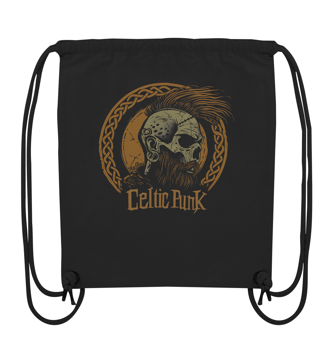 Celtic Punk "Skull / Circle I"  - Organic Gym-Bag