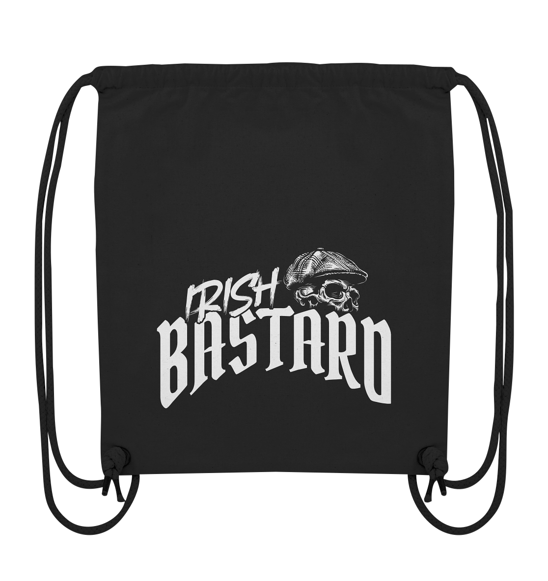 Irish Bastard "Flatcap-Skull V" - Organic Gym-Bag