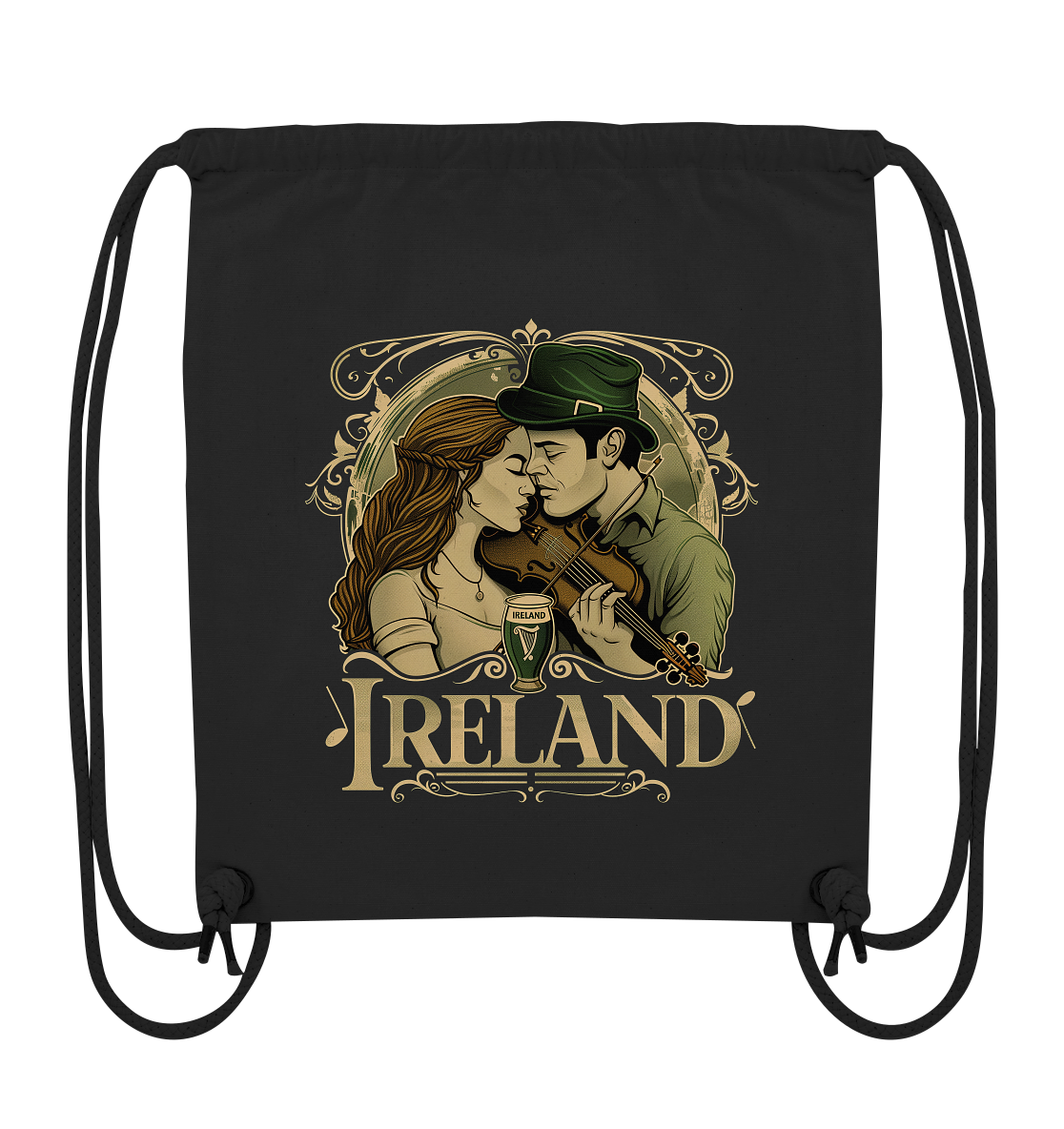 Ireland "Irish Couple I" - Organic Gym-Bag