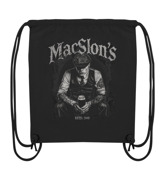 MacSlon's "Estd. 2009 / Drinking Guy I" - Organic Gym-Bag