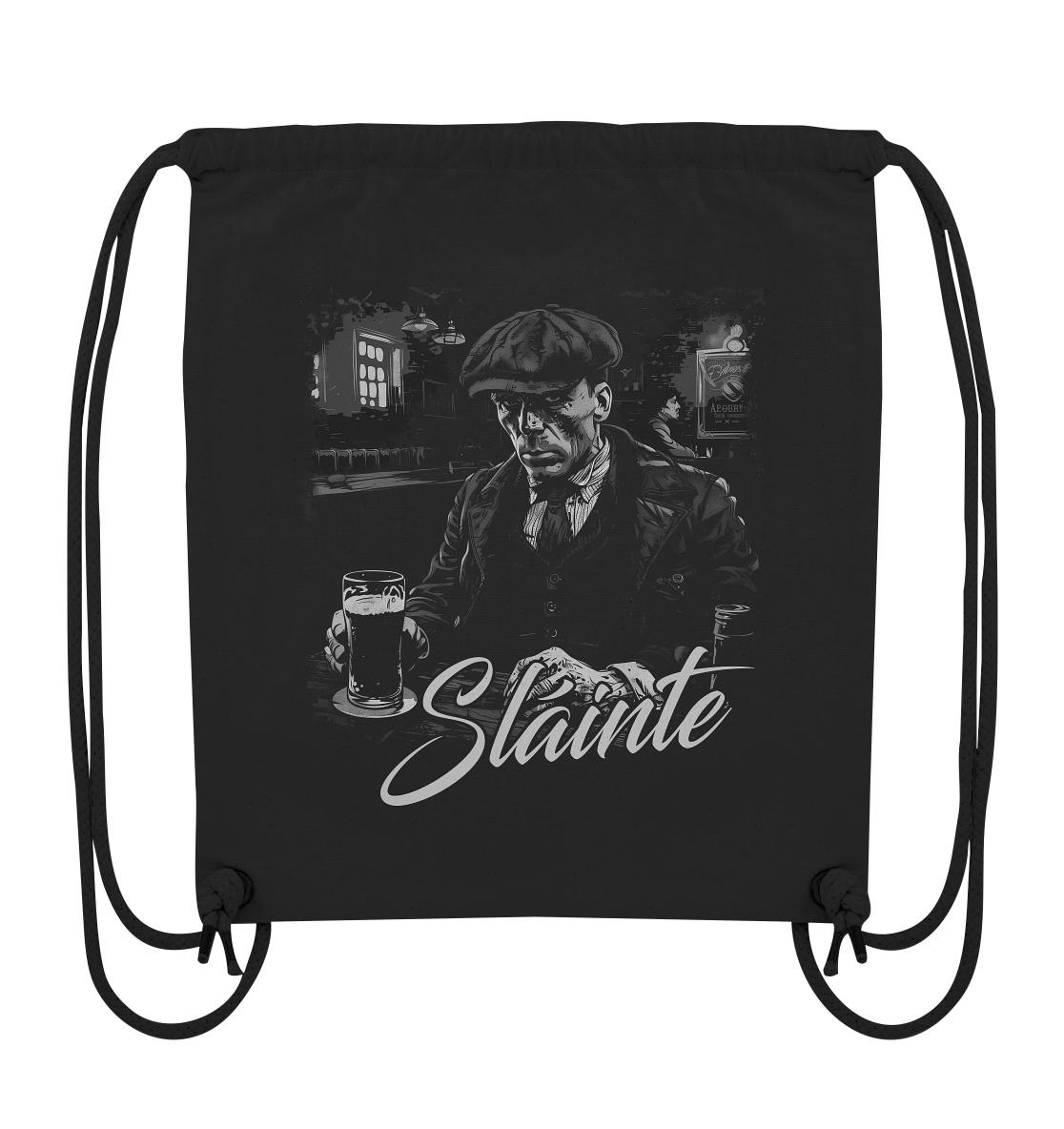 Sláinte "Irish Pub I" - Organic Gym-Bag