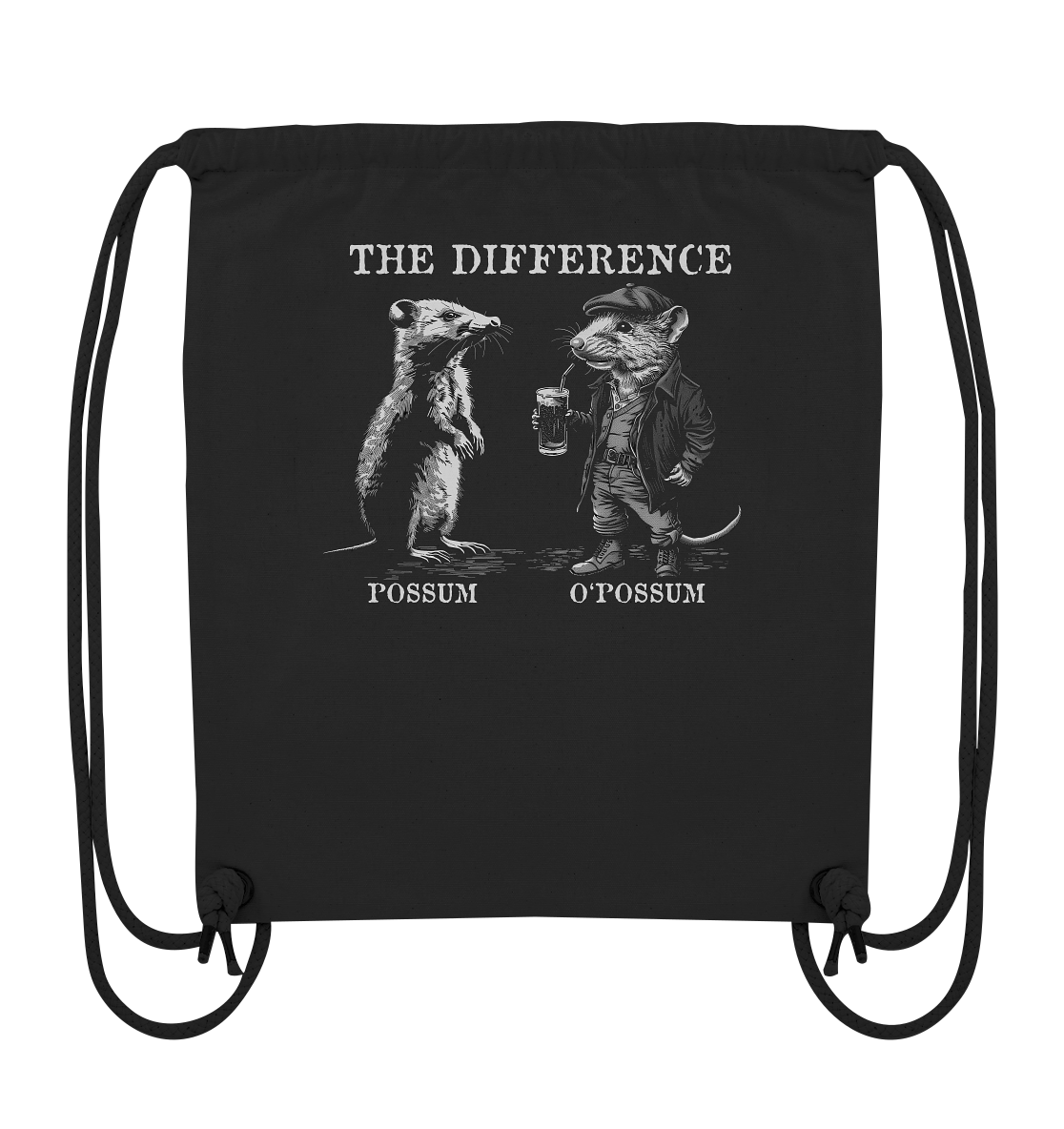 The Difference "Possum & O'Possum" - Organic Gym-Bag