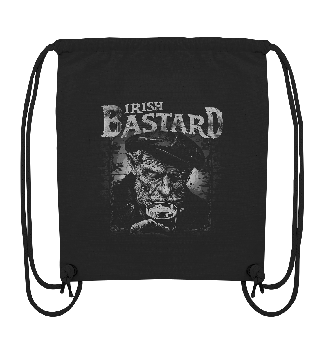 Irish Bastard "Old Irish Man II" - Organic Gym-Bag