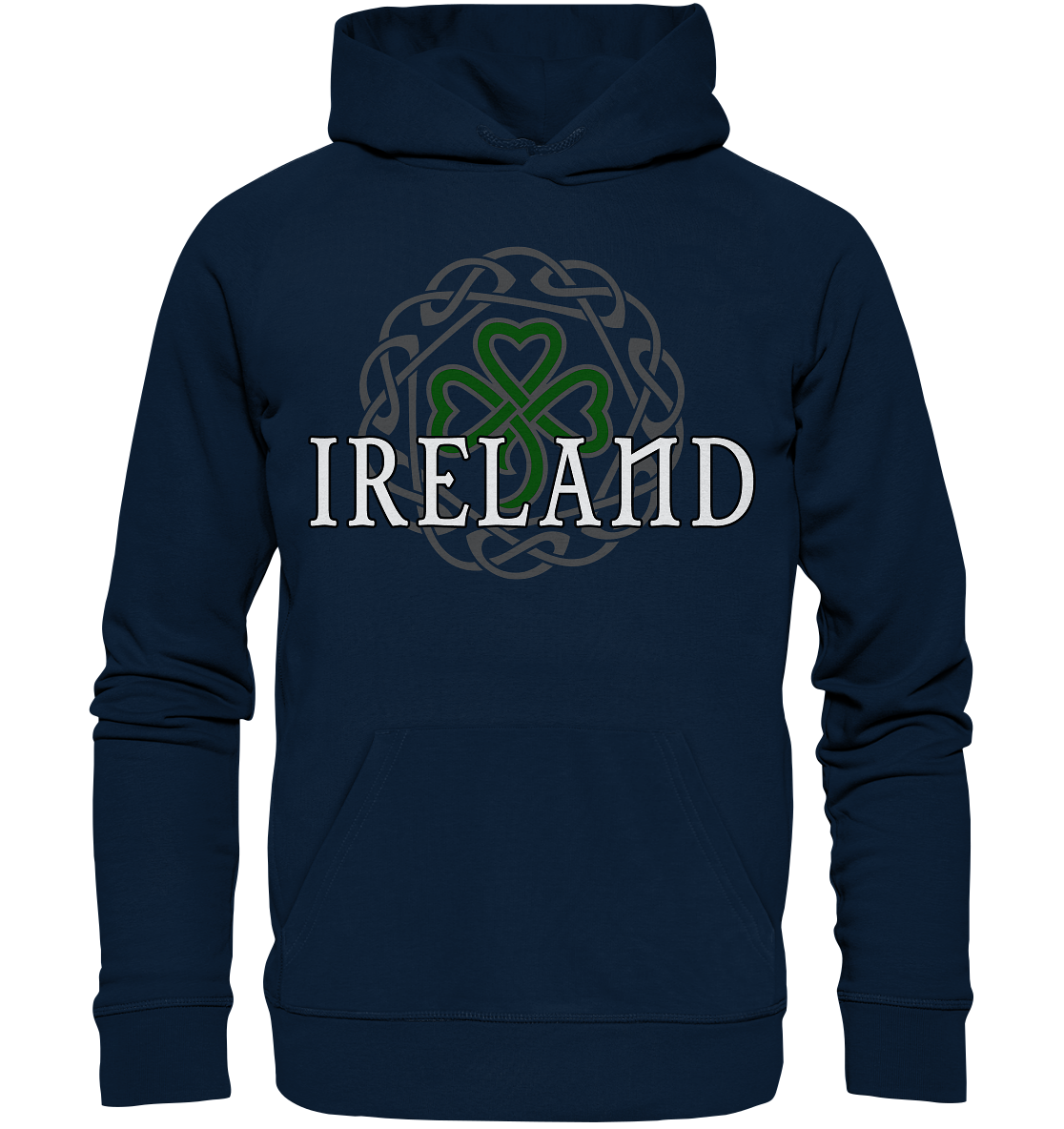 Ireland "Celtic Knot / Shamrock" - Organic Hoodie