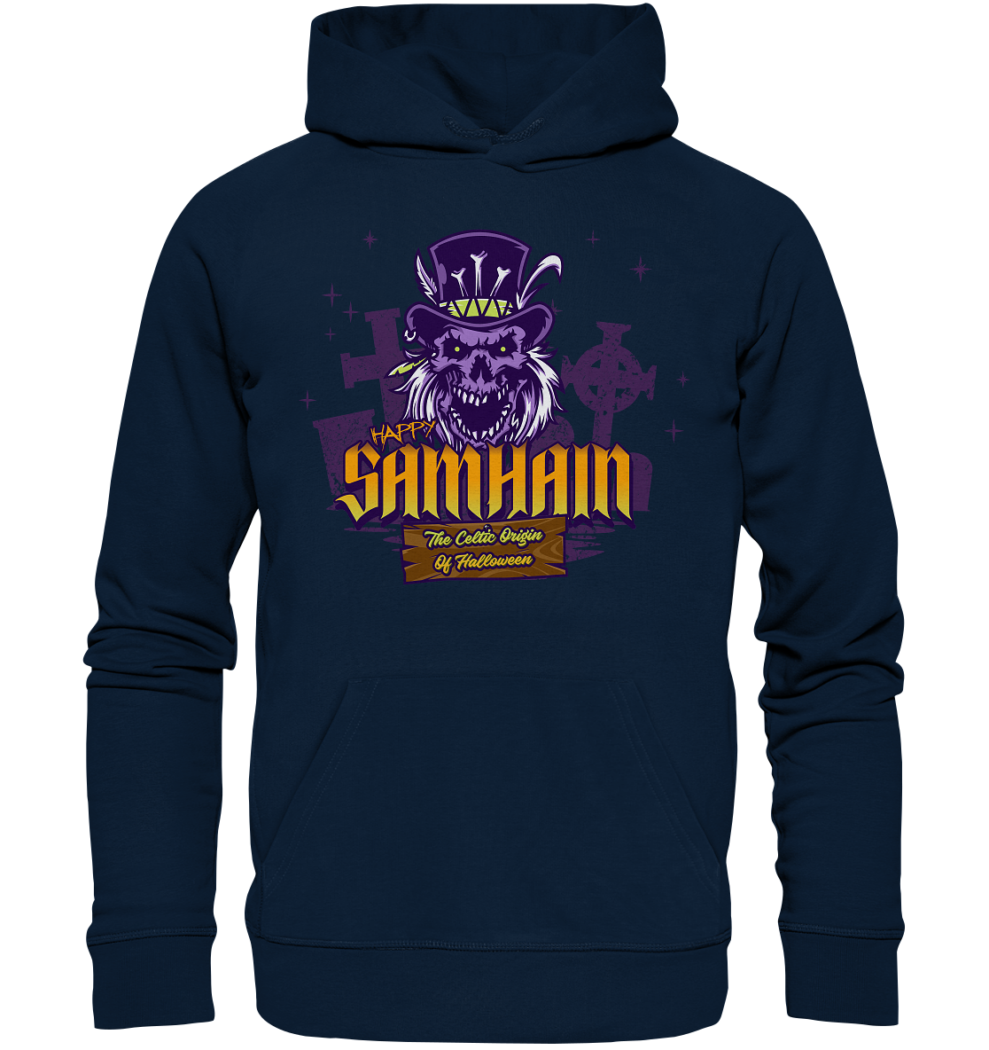 Happy Samhain "The Celtic Origin Of Halloween" - Organic Hoodie