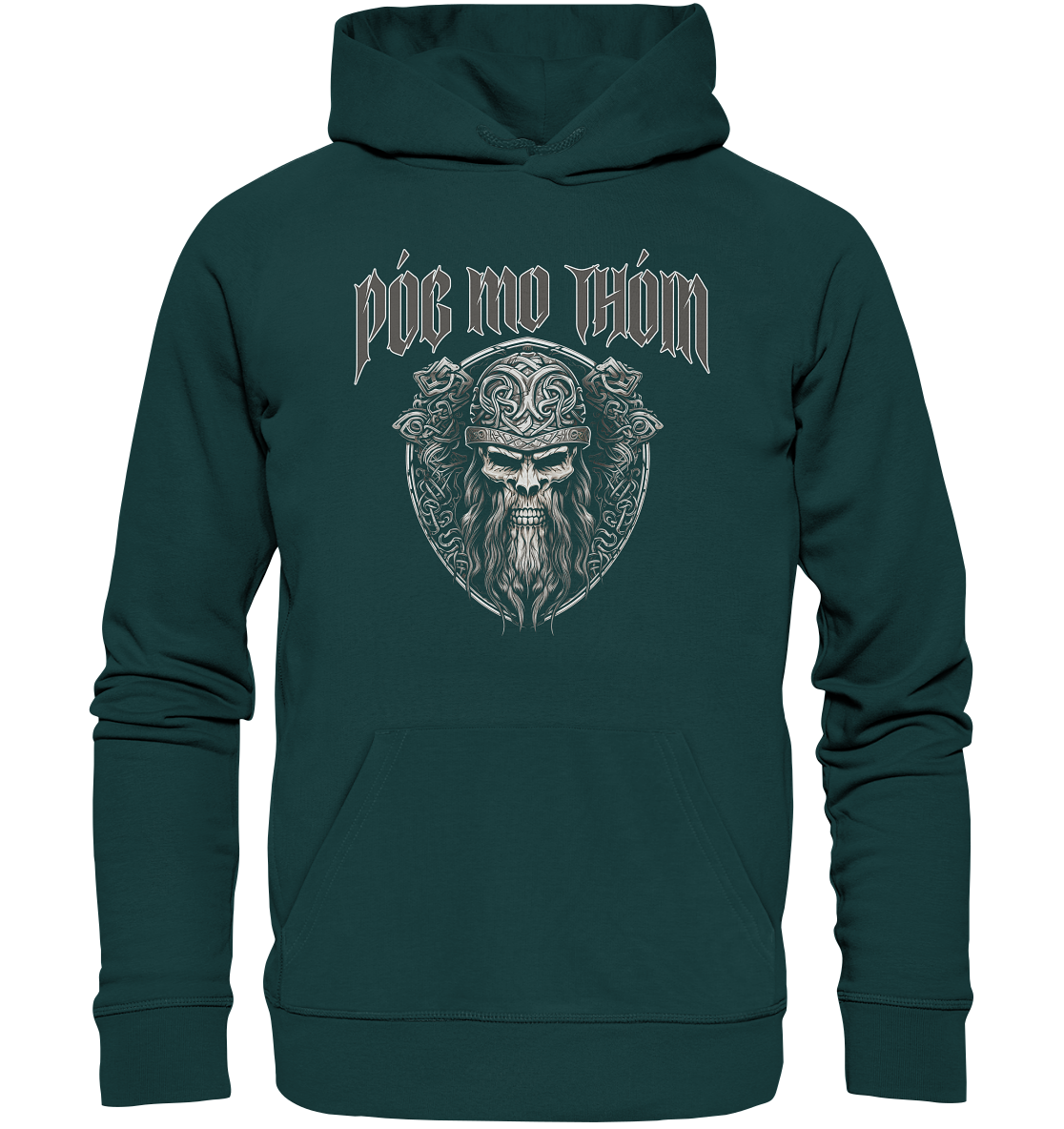 Póg Mo Thóin Streetwear "Celtic Warrior" - Organic Hoodie