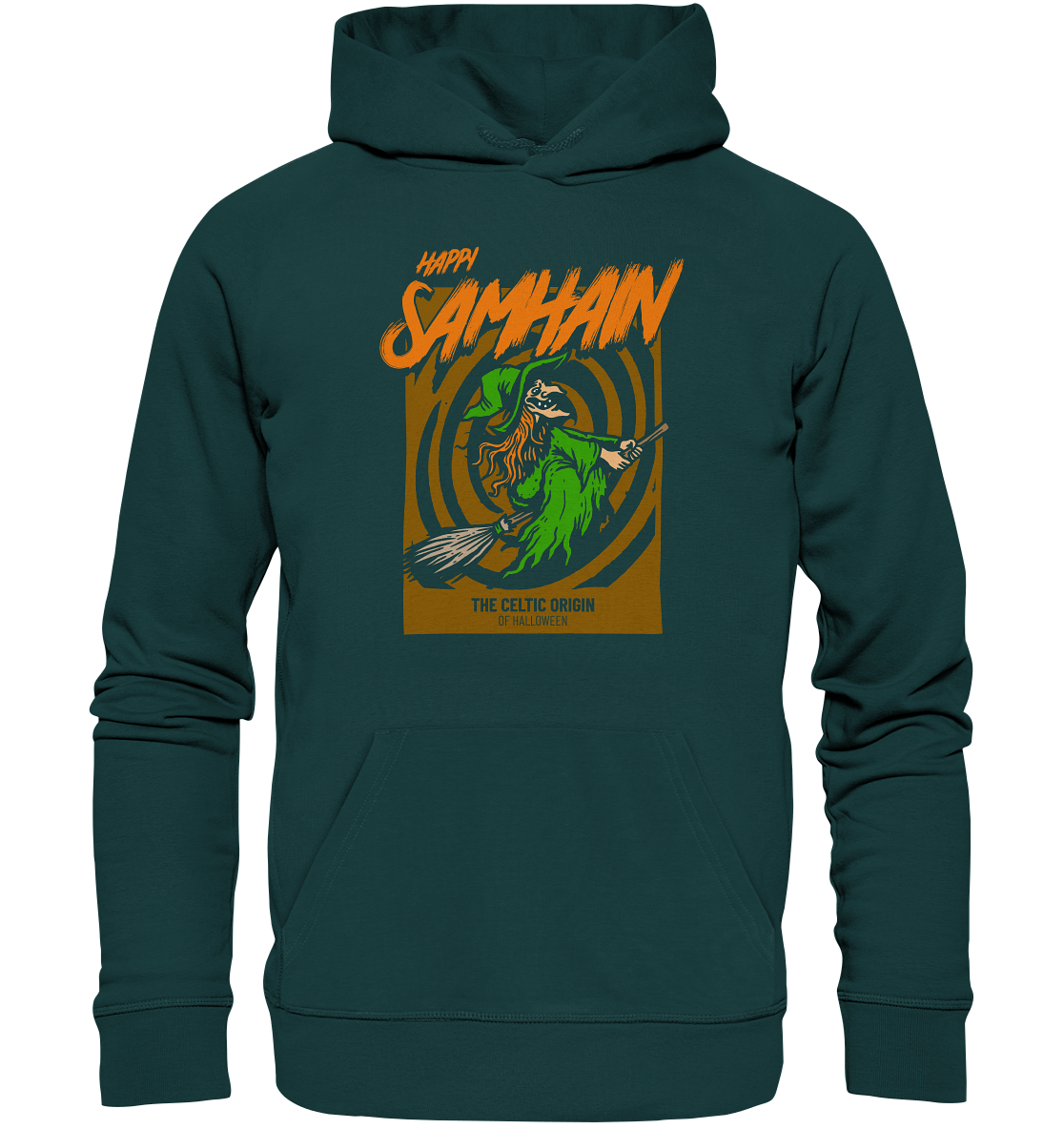 Happy Samhain "Witch" - Organic Hoodie